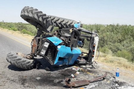 Füzulidə əkin sahəsində traktor aşdı - ÖLƏN VAR