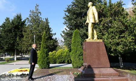 Prezident İlham Əliyev Qəbələ rayonuna səfərə gedib