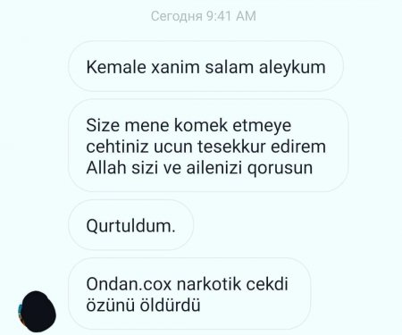 Bakıda İNTİHAR EDƏN kişinin arvadının MESAJI: Qurtuldum, özünü öldürdü - FOTO