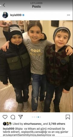 Prezident ailəsində xoş gün - FOTOLAR