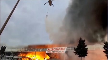 Bakıda yanan “EuroHome” ticarət mərkəzinin sahibi barədə məlumat yayıldı - Foto