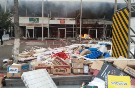Bakıda baş verən dəhşətli yanğın zamanı oğurluq olub - 3 nəfər saxlanlıb
