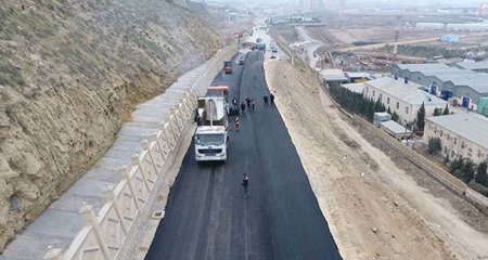 "Bibiheybət yolu"nun aşağı hissəsində 2 yerdə istinad divarı tikiləcək