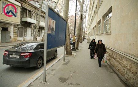 Bakı küçələrində plakatlar mərhələsi... - Fotolar