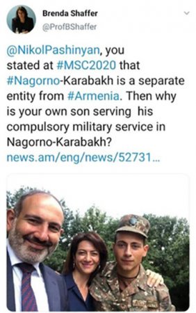 Amerikalı professordan Paşinyana sərt cavab