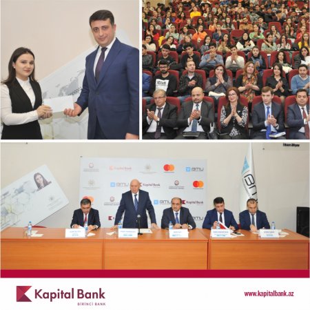 Kapital Bank növbəti ali məktəbdə “Smart tələbə kartı” təqdim etdi