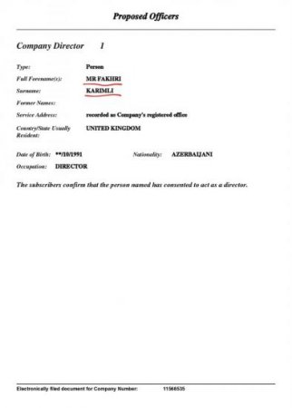 Deputatın oğlunun Londonda biznesi üzə çıxdı - SƏNƏD