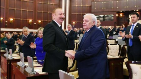 Prezident Oktay Əsədovla belə sağollaşdı - FOTOLAR