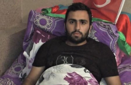 Yaralı hərbçimiz yenidən cəbhəyə qayıtmaq istəyir - VİDEO