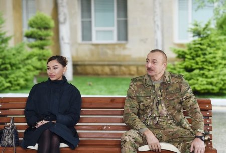 İlham Əliyev və Mehriban Əliyeva işğaldan azad edilmiş Füzuli və Cəbrayılda olublar