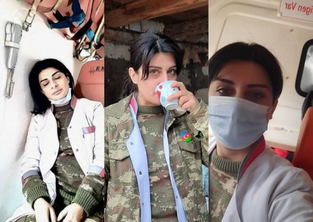 Cəbhədən qayıdan həkim: “Həyat yoldaşım mənimlə fəxr edir” (FOTO)